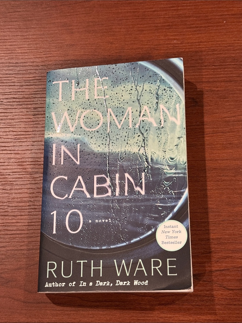 The Woman in Cabin 10 by Ruth Ware - Paperback Novel - Blue/Black Cover